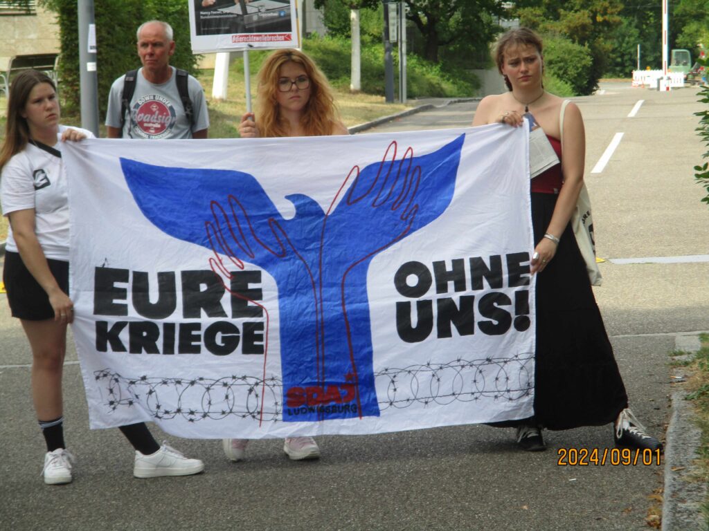 Friedensdemo in Berlin + Wolfgang Borchert "Sag Nein" + Unterschriftensammlung "Berliner Appell"